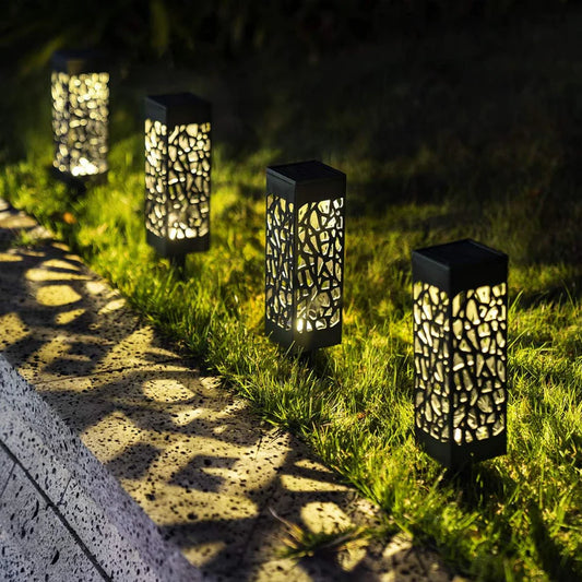 Lanternes solaires à planter